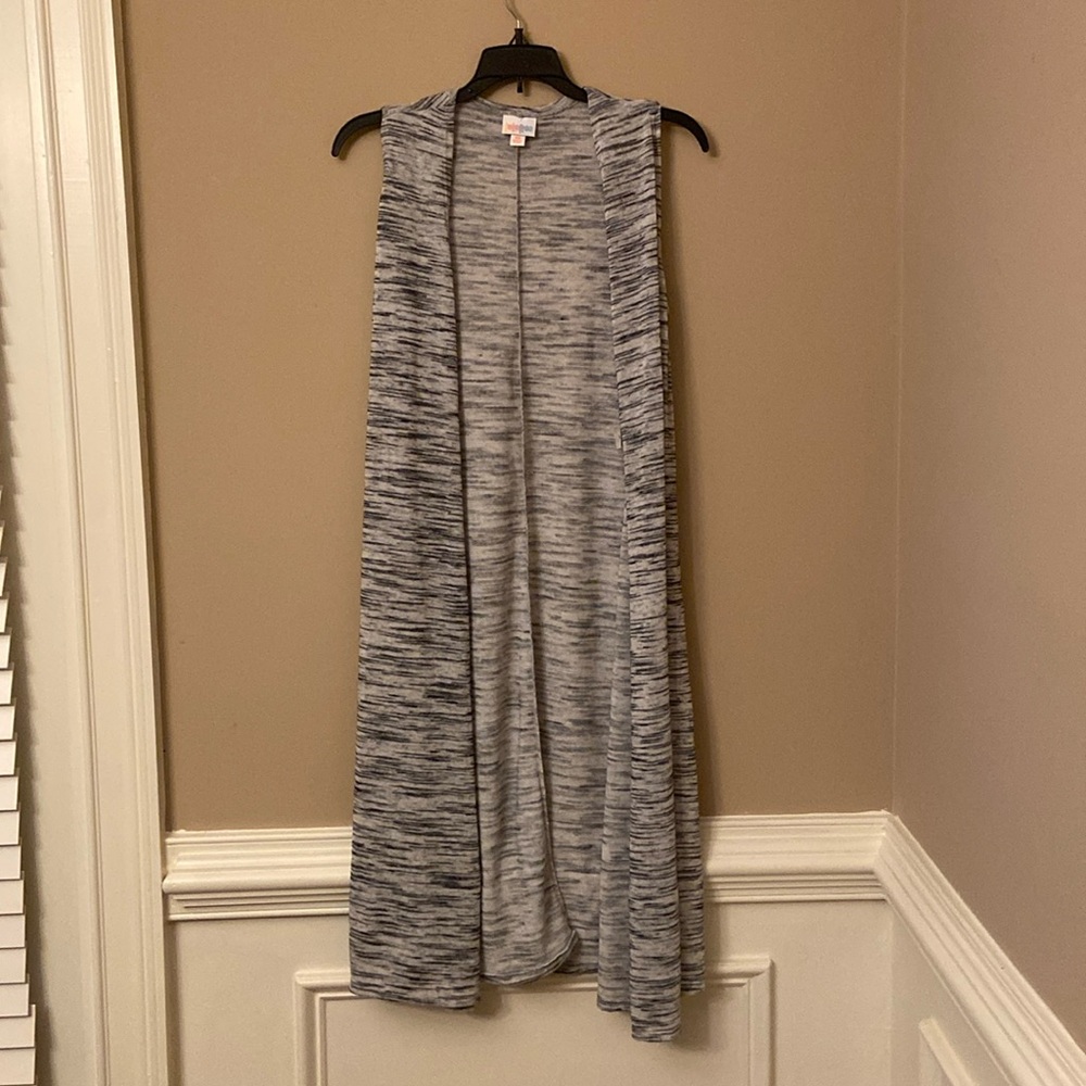 LulaRoe Long Sleeveless Vest - XS